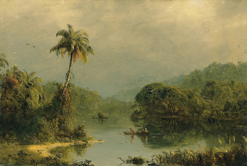 Tropikalny pejzaż - Frederic Edwin Church