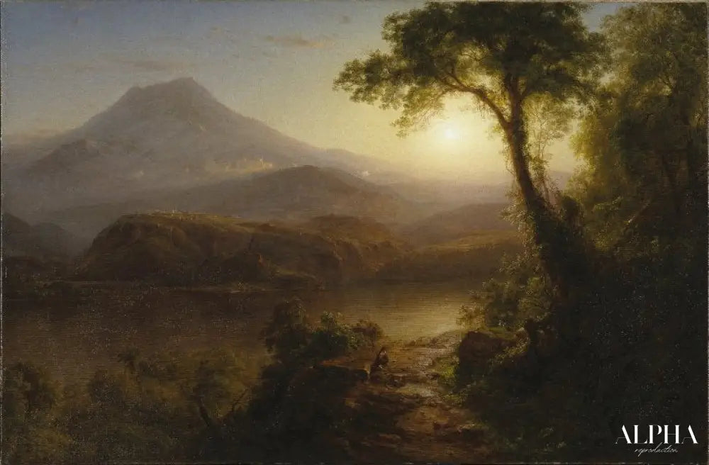 Paysage tropical - Frederic Edwin Church - Reproductions de tableaux et peintures haut de gamme