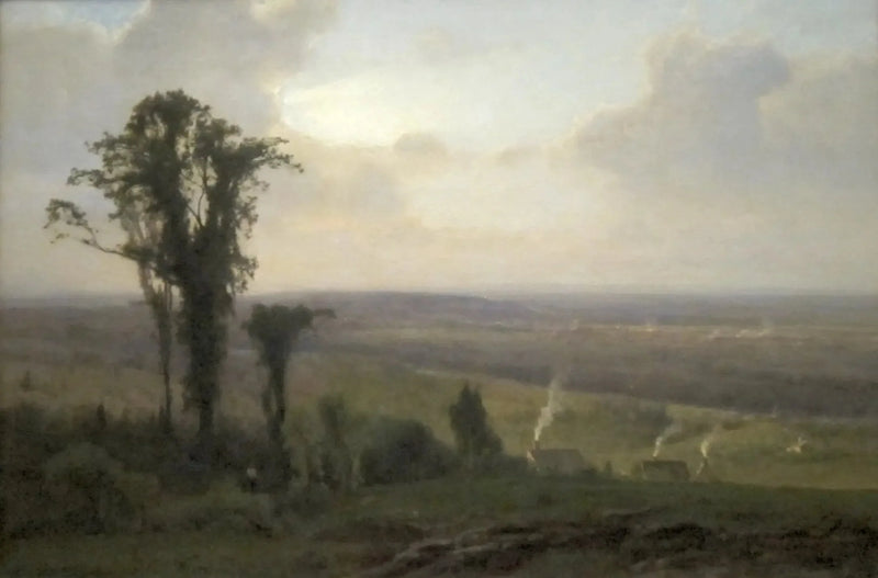 Pejzaż, dolina Hudson - George Inness