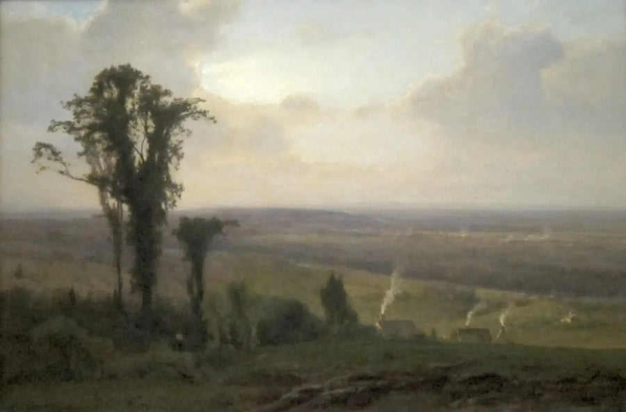 Pejzaż, dolina Hudson - George Inness