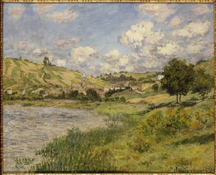 Pejzaż. Vétheuil - Claude Monet