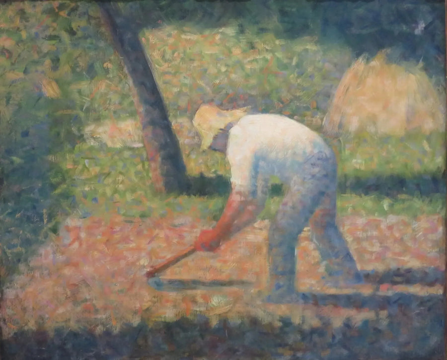 Chłop w domu - Georges Seurat