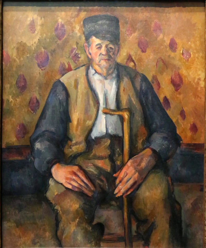 Siedzący chłop - Paul Cézanne