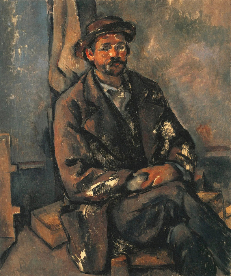 Siedzący chłop - Paul Cézanne