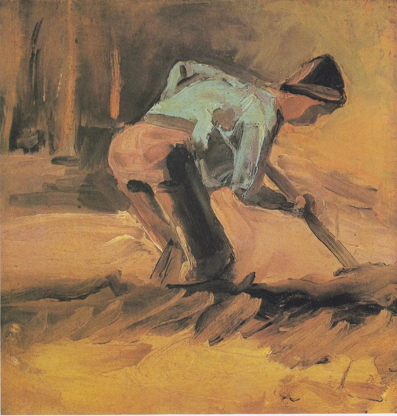 Chłop kopiący - Vincent van Gogh