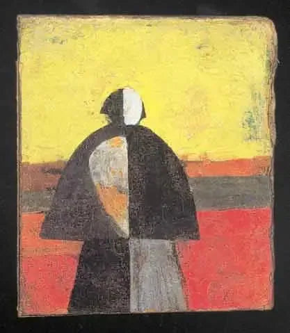 Chłop na polu - Kazimir Malewicz