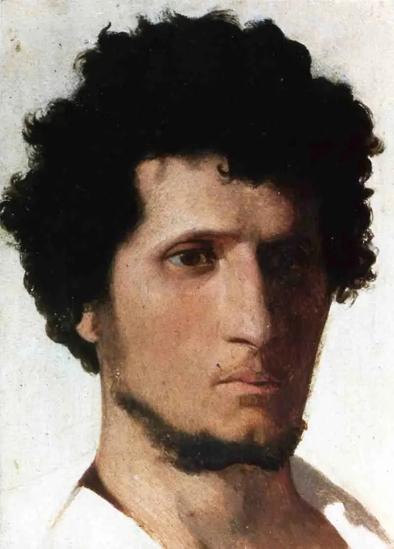 Chłop z rzymskiej wsi, z przodu - Jean-Léon Gérôme