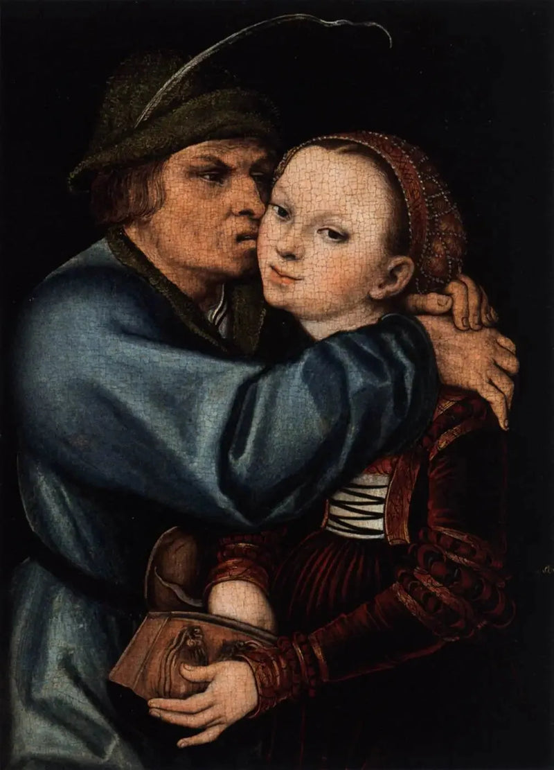 Pasterz i prostytutka - Lucas Cranach Starszy