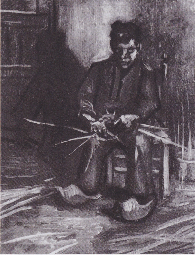 Chłop wytwarzający kosz - Vincent van Gogh