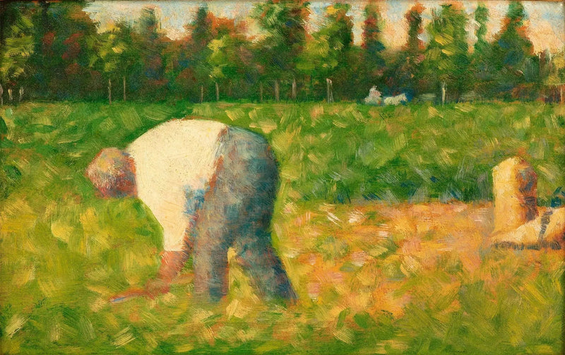 Pracujący chłop - Georges Seurat