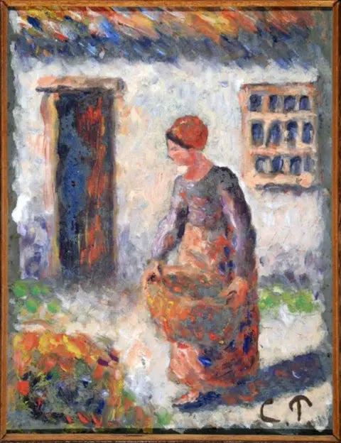 Chłopka w stylu - Camille Pissarro