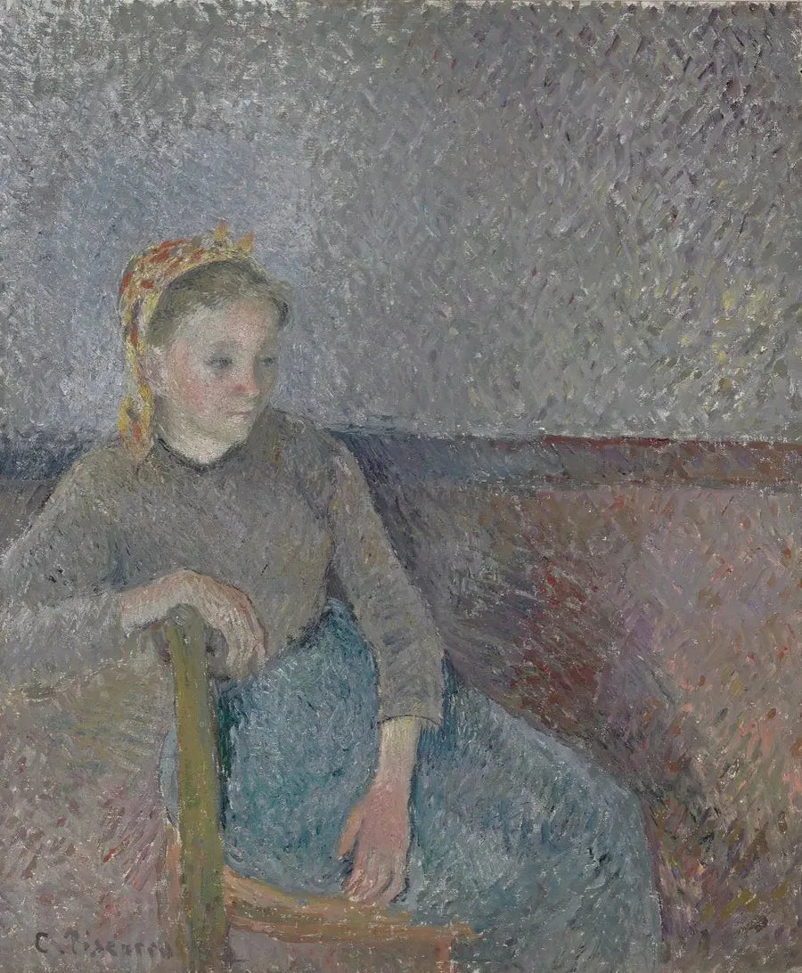 Siedząca wieśniaczka - Camille Pissarro