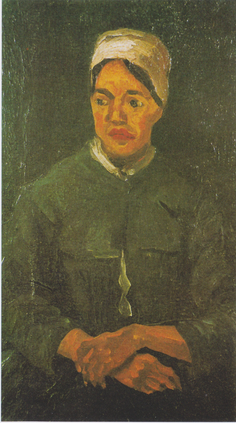 Chłopka, siedząca (półpostać) - Vincent van Gogh