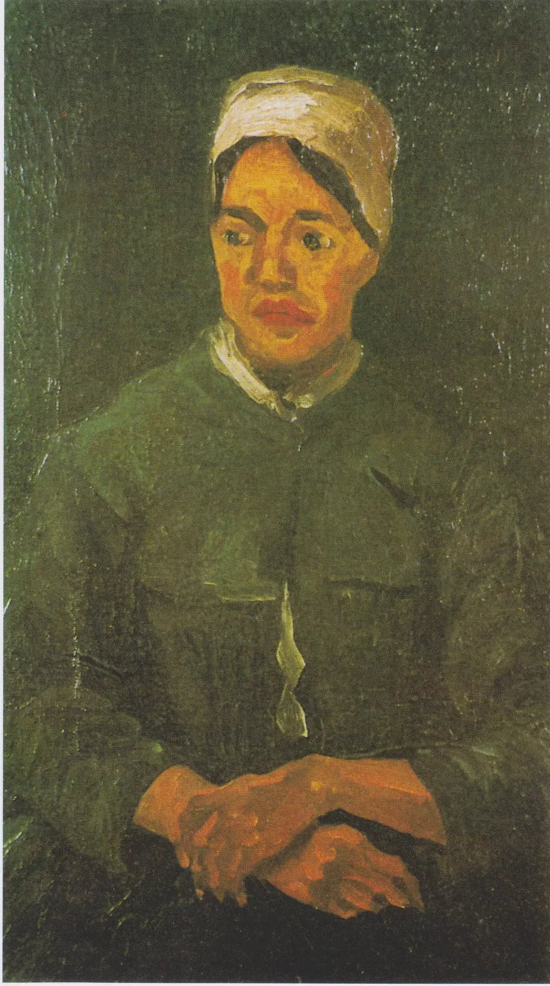 Chłopka, siedząca (półpostać) - Vincent van Gogh