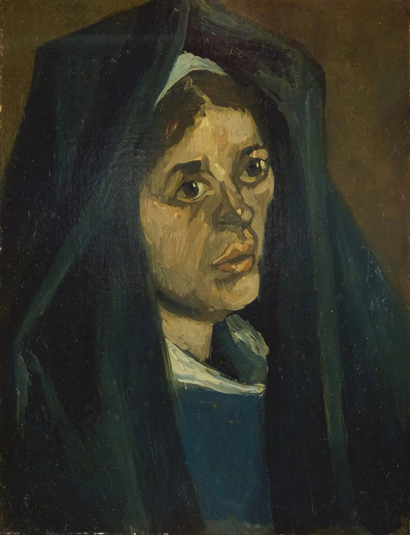 Chłopka w zielonym szalu - Vincent van Gogh