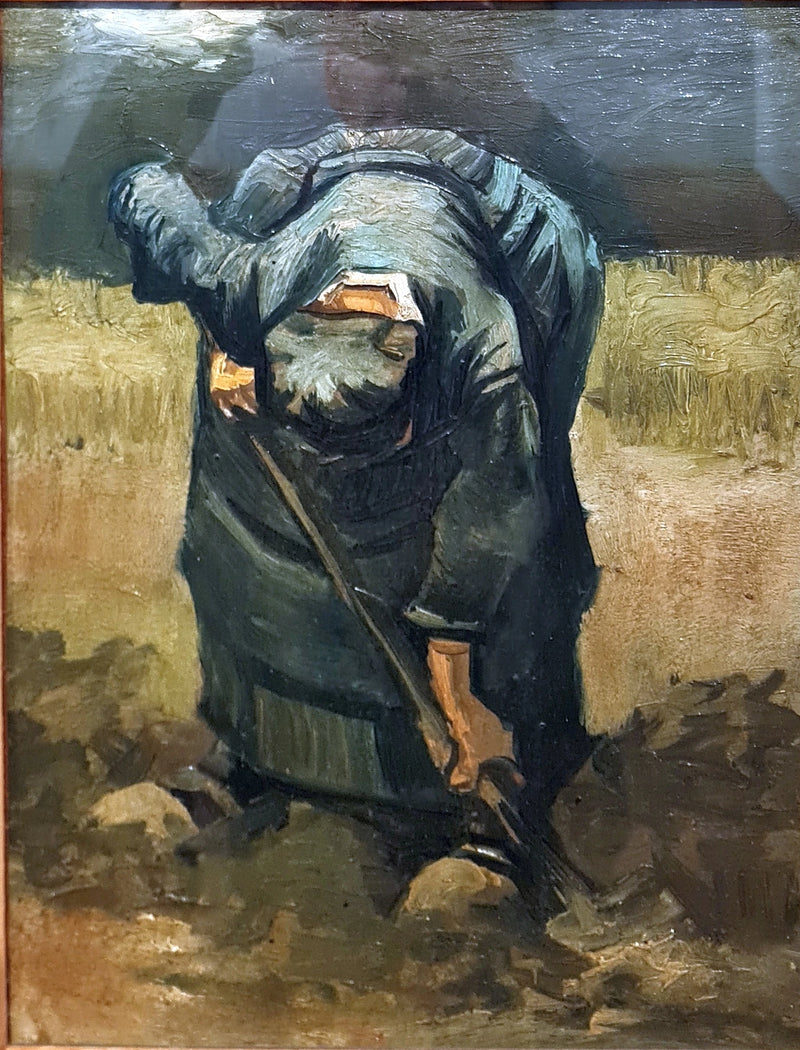 Chłopka kopiąca - Vincent van Gogh