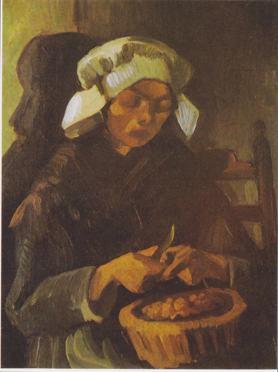 Chłopka obierająca ziemniaki - Vincent van Gogh