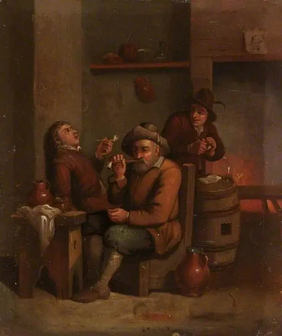 Chłopi palący w gospodzie - David Teniers Młodszy