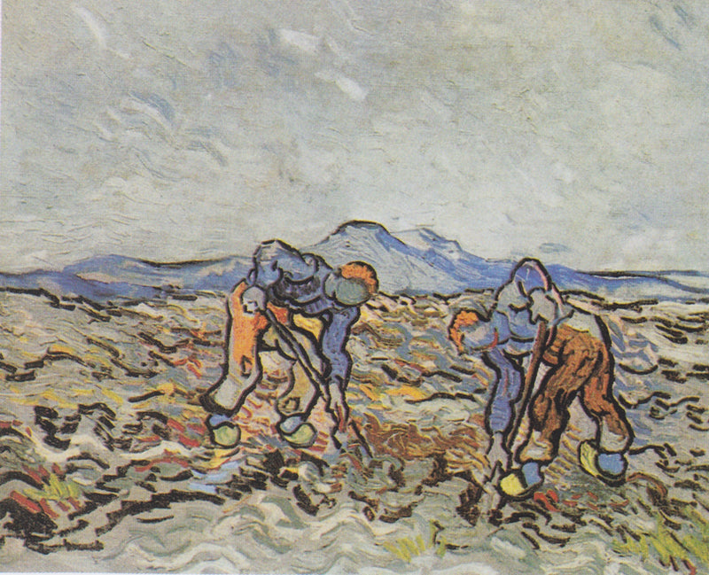 Chłopi zbierający ziemniaki - Vincent van Gogh