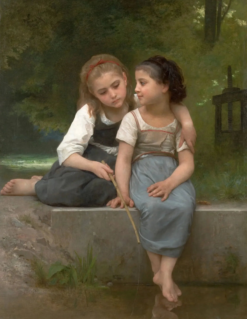 Łowienie żab - Bouguereau