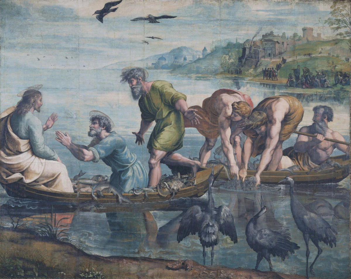 Cudowne wędkowanie, około 1515-1516 - Raphaël