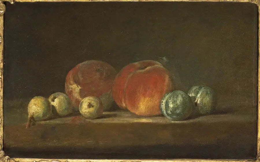 Brzoskwinie i śliwki - Jean Simeón Chardin