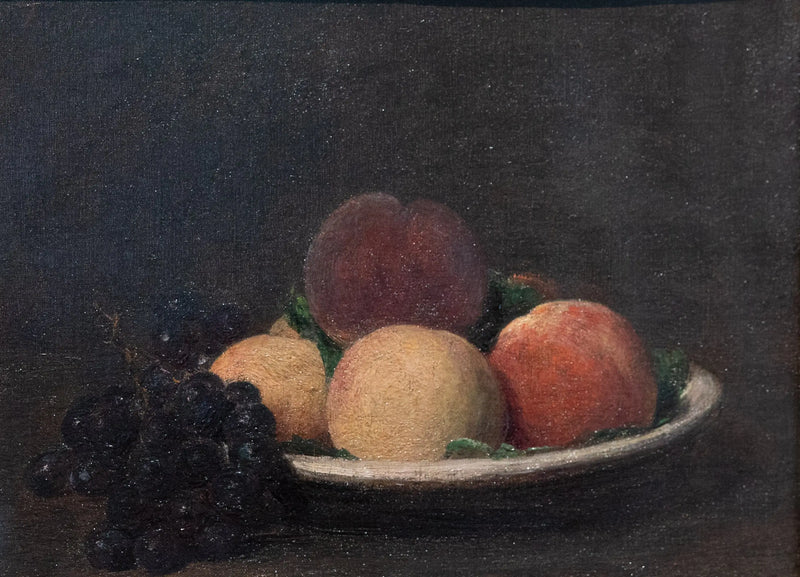 Brzoskwinie i czarne winogrona - Henri Fantin-Latour