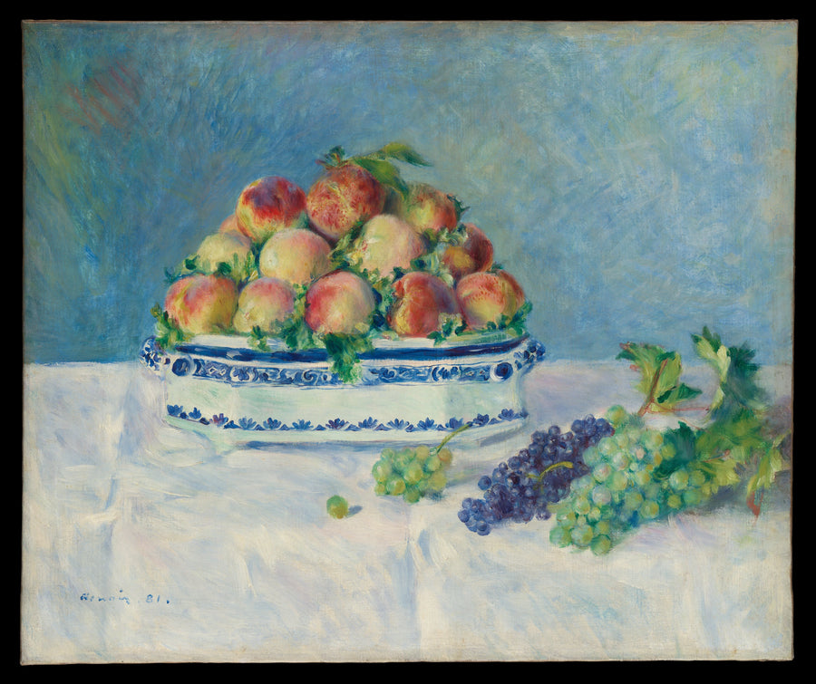 Martwa natura z brzoskwiniami i winogronami - Pierre-Auguste Renoir