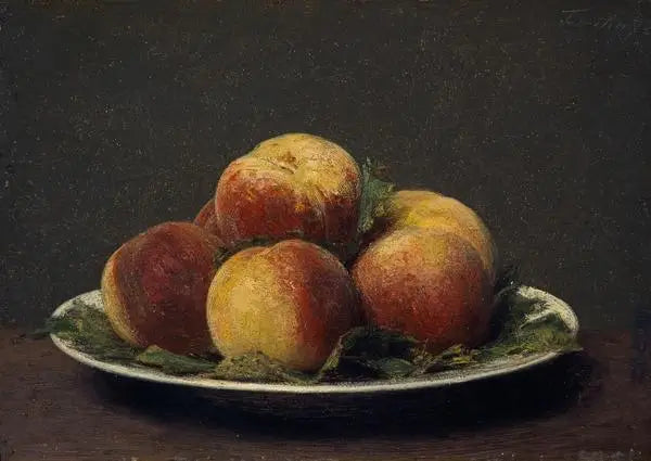 Brzoskwinie na talerzu - Henri Fantin-Latour