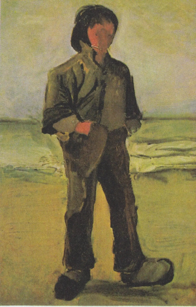 Rybak na plaży - Vincent van Gogh