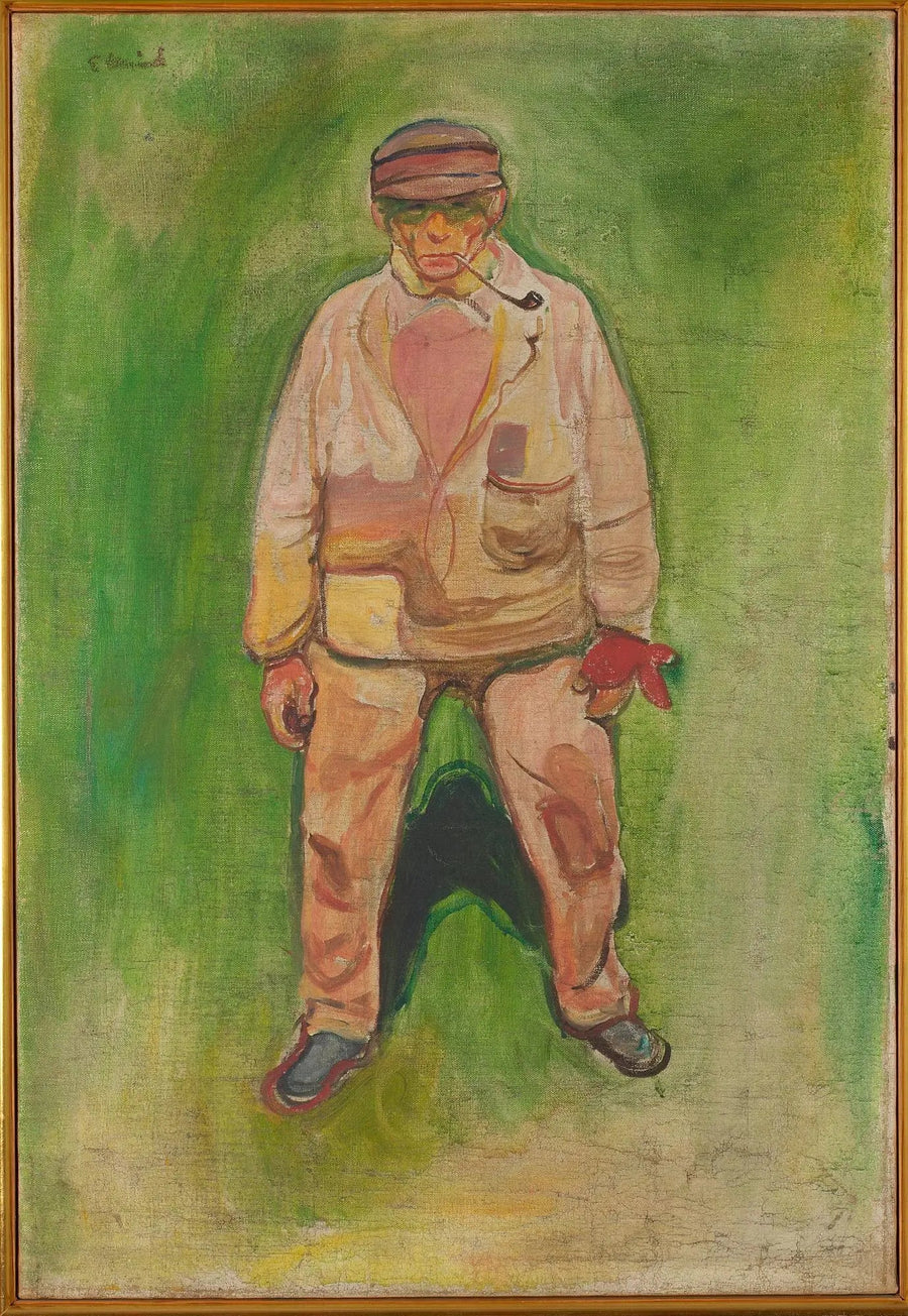 Rybak na zielonej łące - Edvard Munch