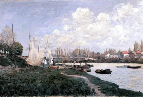 Rybacy rozwijający swoje sieci - Alfred Sisley