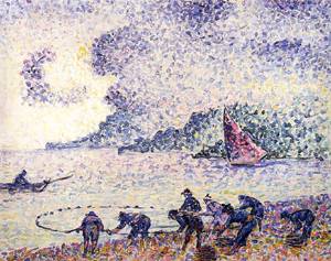 Rybacy (Var) - Henri-Edmond Cross