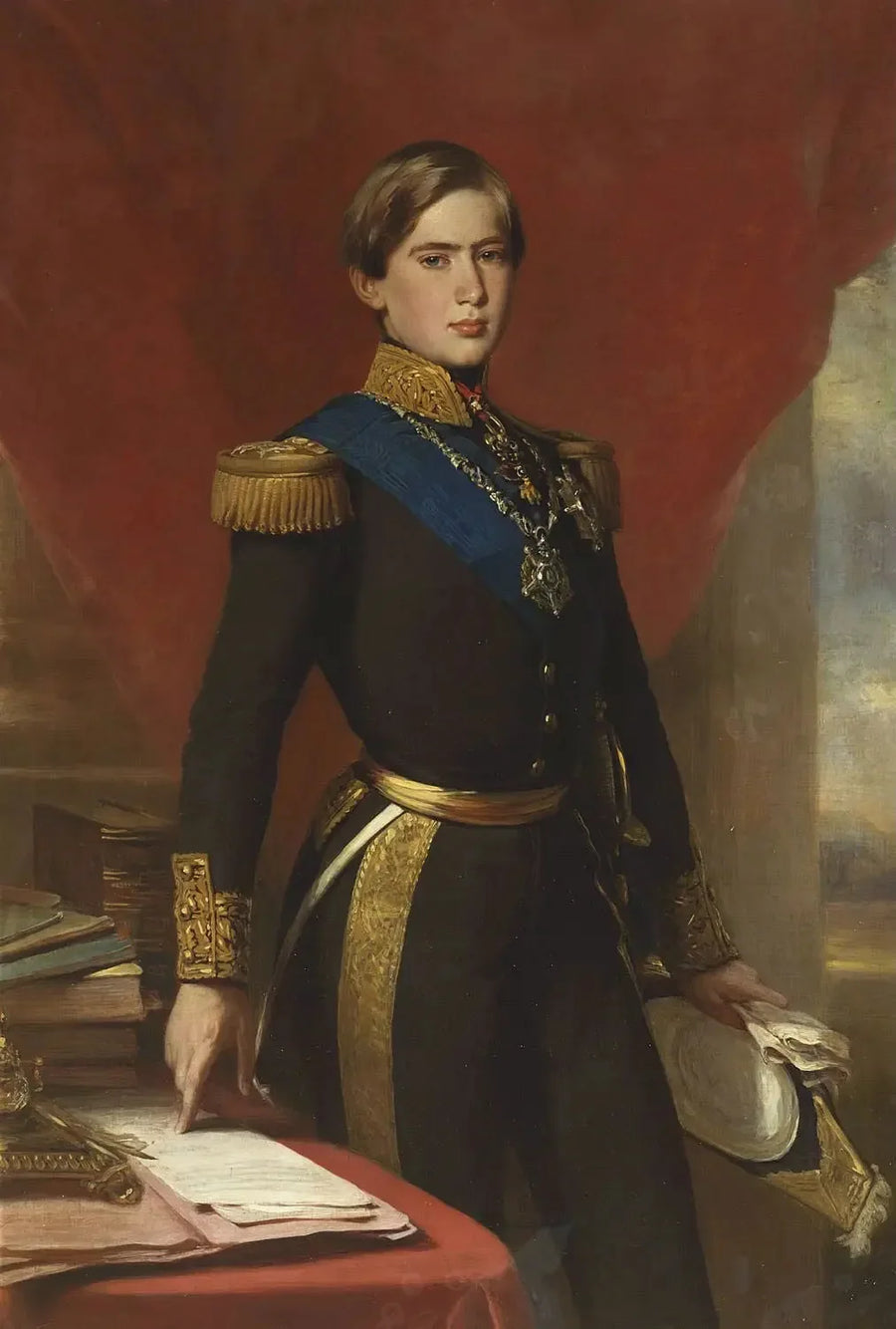 Pedro V, król Portugalii (1837-1861) - Franz Xaver Winterhalter