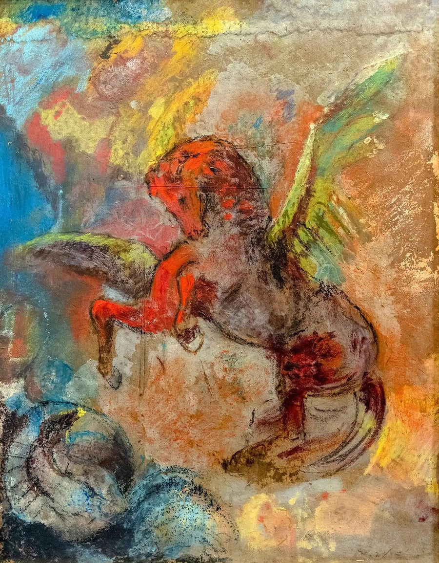 Pegaz i Hydra - Odilon Redon