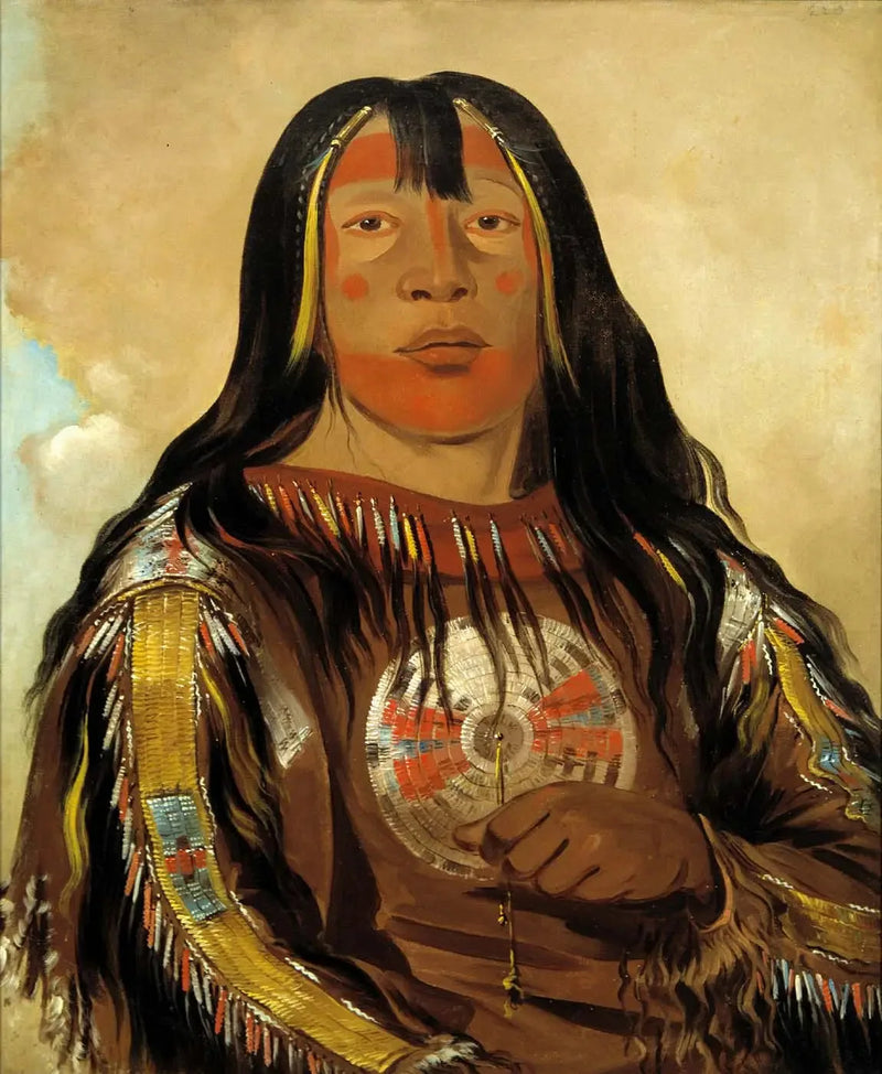 Peh-tó-pe-kiss, Côtes d'Aigle, szef Piegan - George Catlin