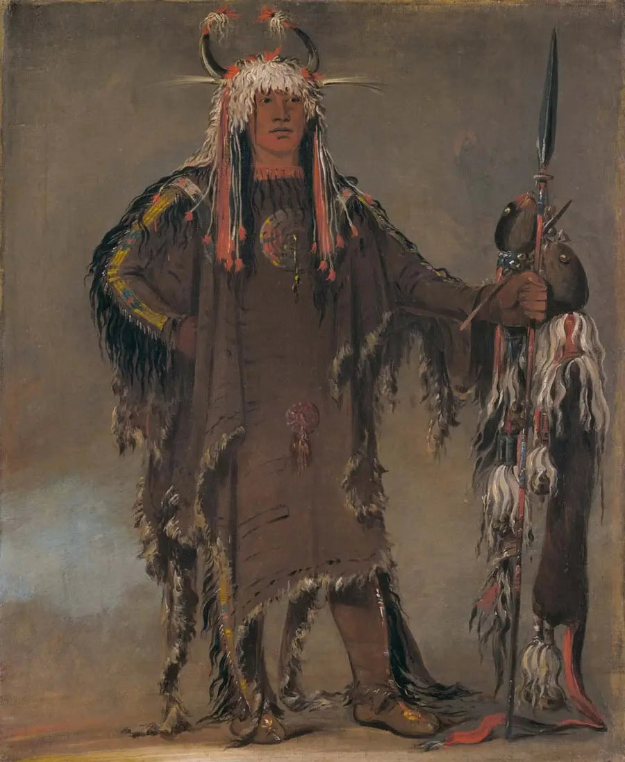 Peh-tó-pe-kiss, Côtes d'Aigle, szef Piegan - George Catlin