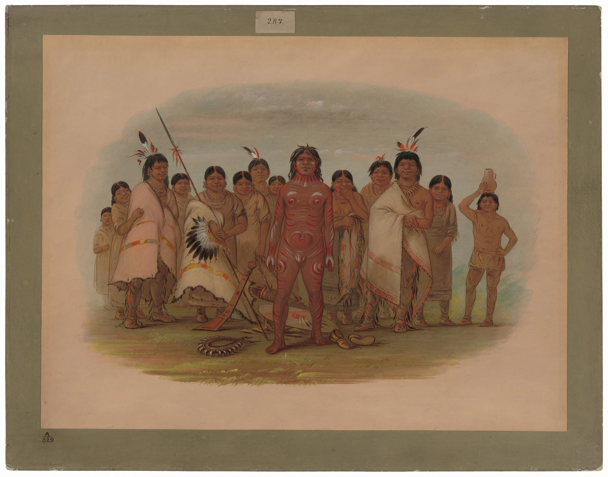 „Pomaluj mnie" - Apachee - George Catlin