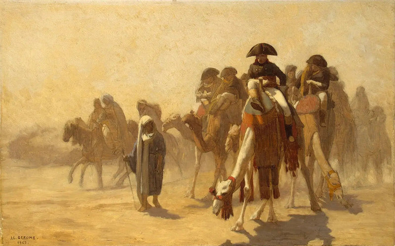 Wisiorek Napoléon jego kampania w Egipcie - Jean-Léon Gérôme