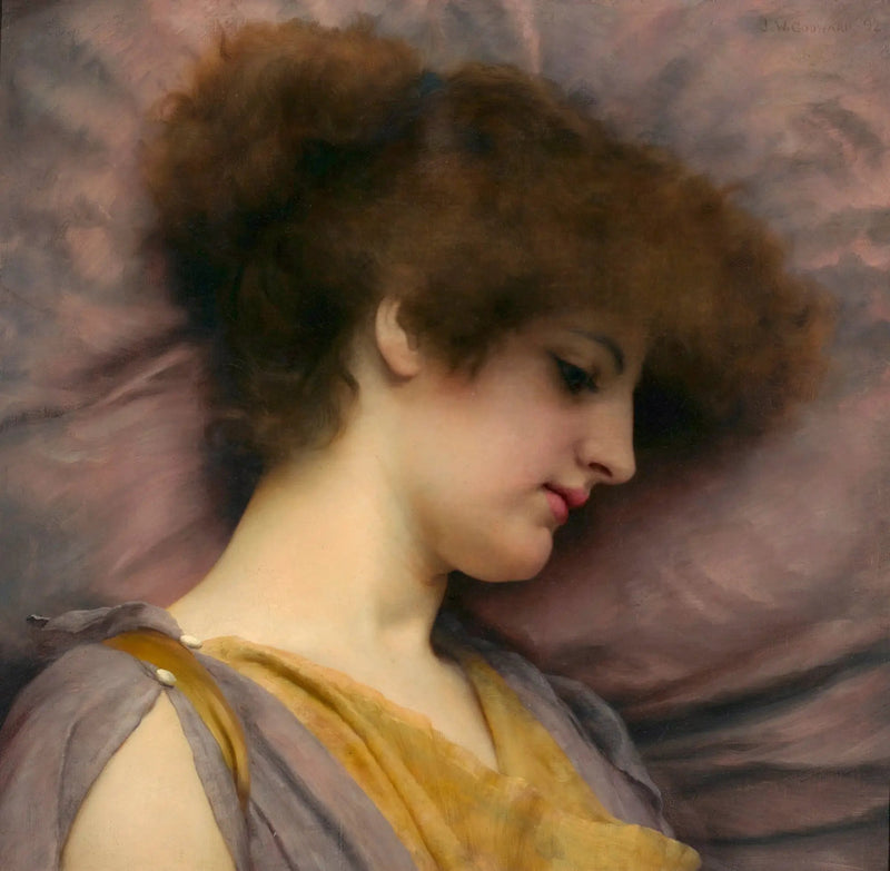 Dalekie myśli (Rose Pettigrew) - John William Godward