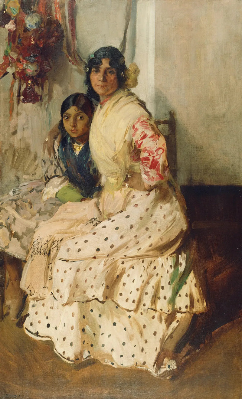 Pepilla cyganka i jej córka - Joaquín Sorolla