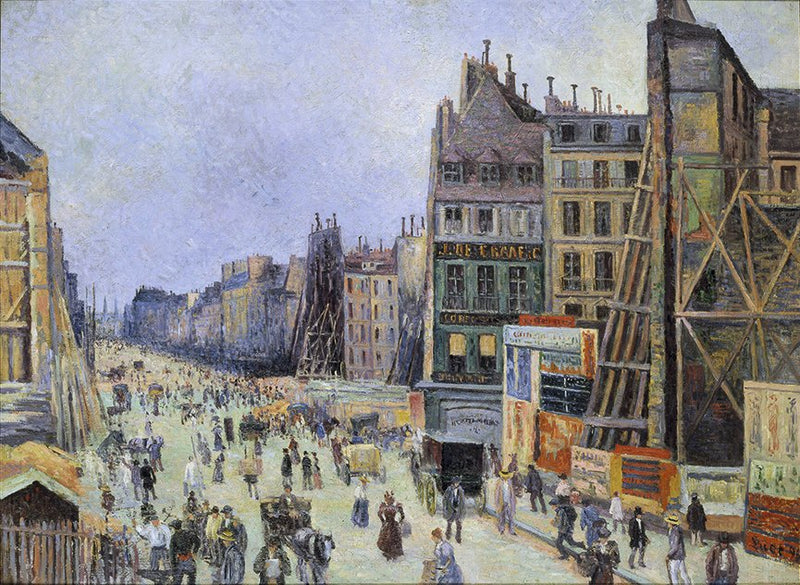 Przebicie ulicy Réaumur - Maximilien Luce