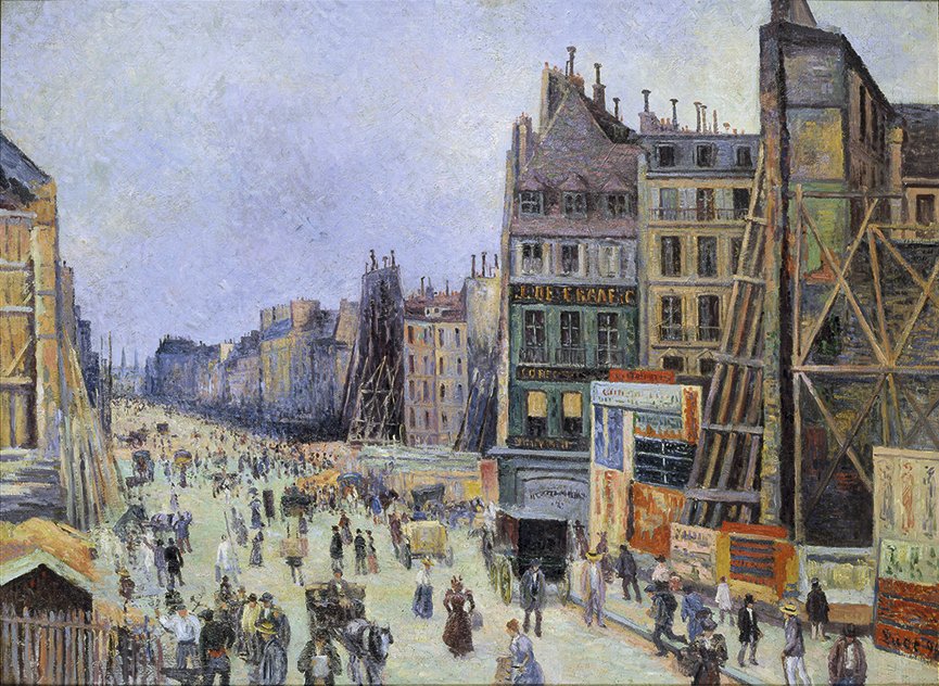 Przebicie ulicy Réaumur - Maximilien Luce