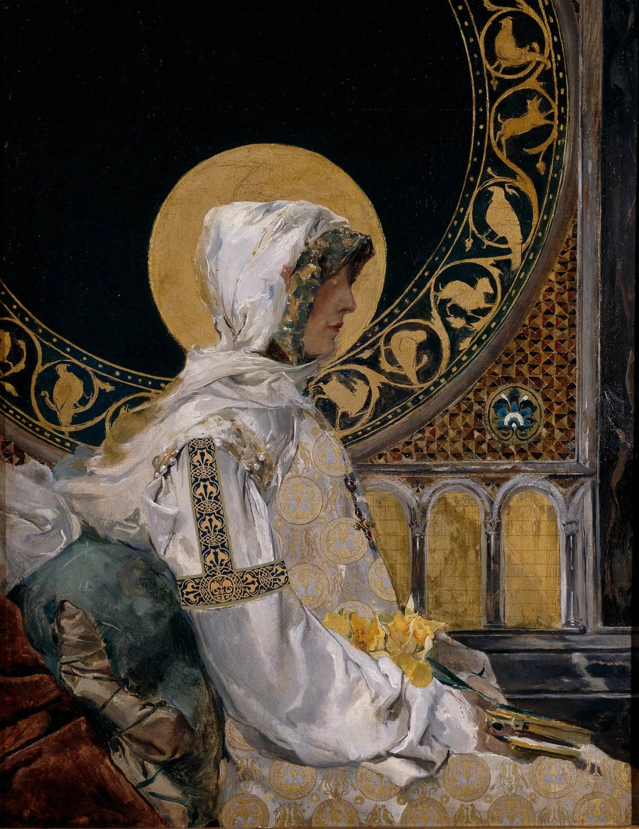 Święty Mikołaj na modlitwie - Joaquín Sorolla