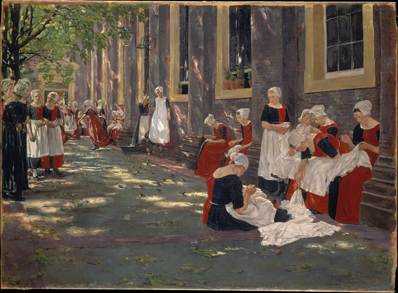 Bezpłatny okres w sierocińcu w Amsterdamie - Max Liebermann