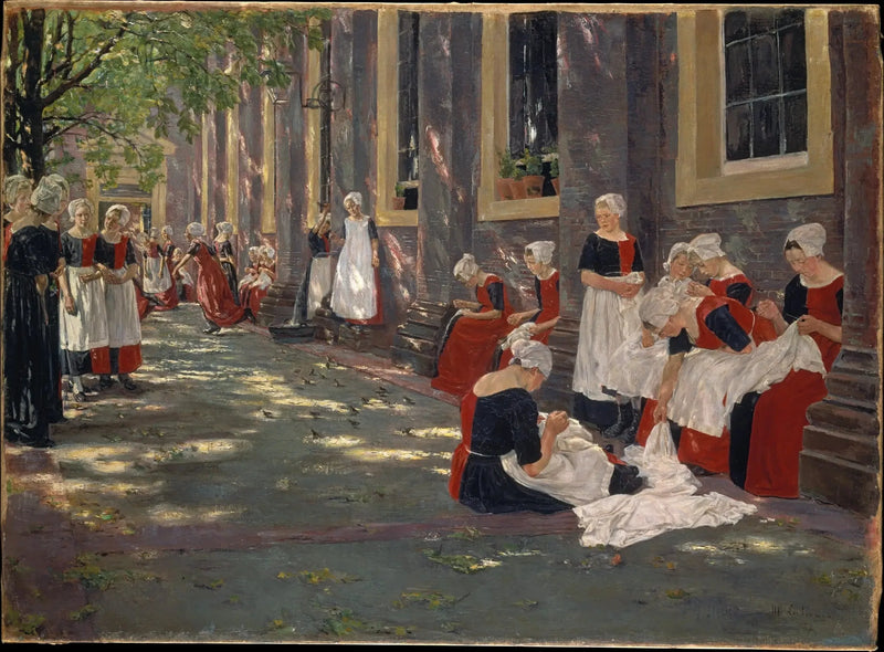 Bezpłatny okres w sierocińcu w Amsterdamie - Max Liebermann