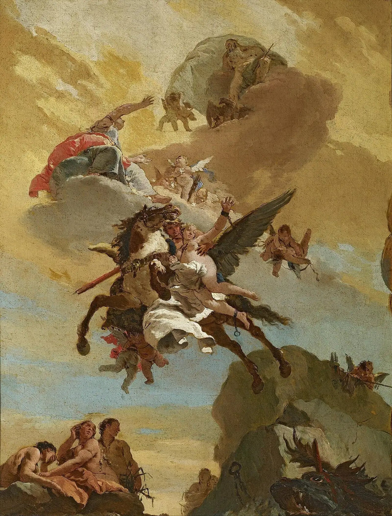 Perseusz i Andromeda - Giovanni Battista Tiepolo