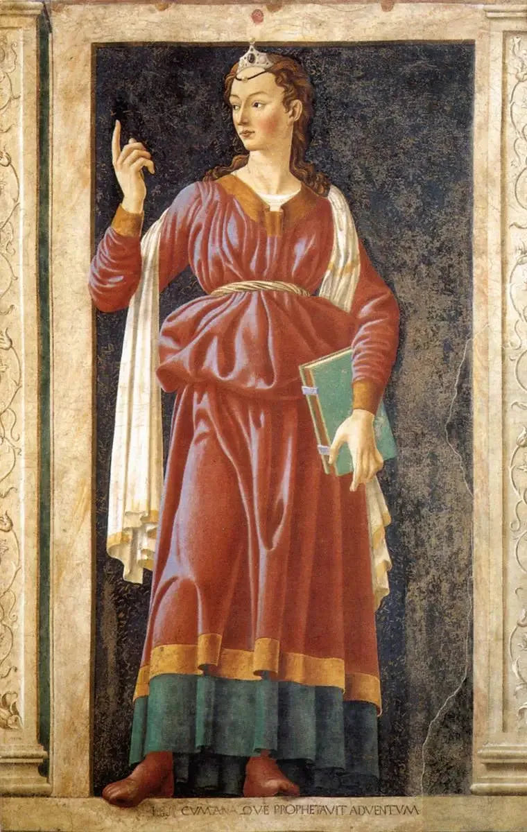 Słynne postacie: Sybilla z Cumes - Andrea del Castagno