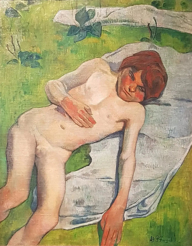 mały bretończyk nagi - Paul Gauguin