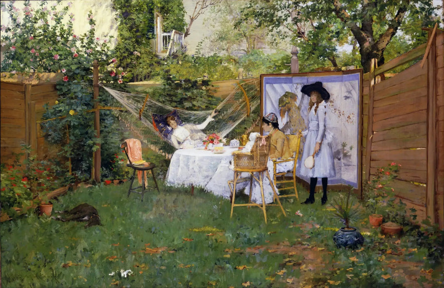 Śniadanie na świeżym powietrzu - William Merritt Chase